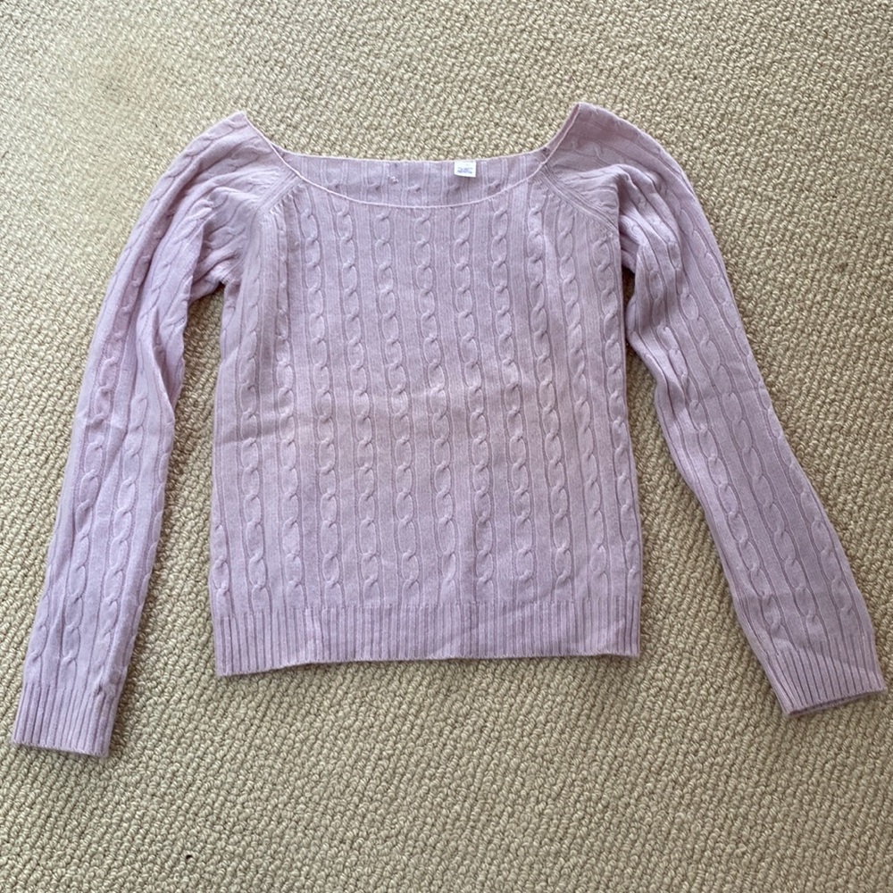 Calypso St. Barth Cashmere Cable Knit Sweater